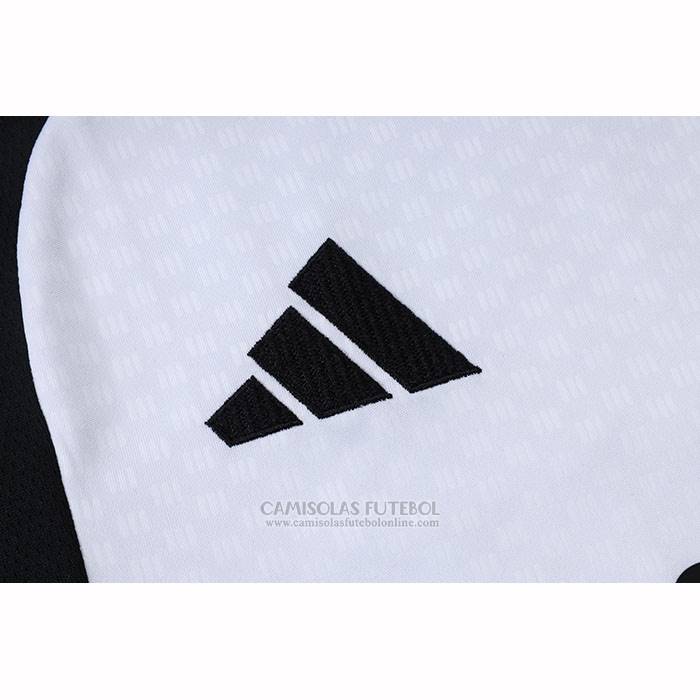 Fato de Treino Real Madrid Manga Curta 2025-2026 Branco - Calcas Curta